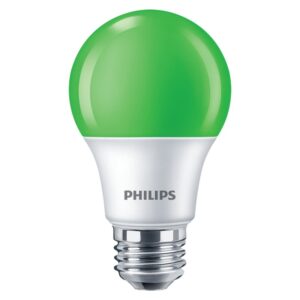 Philips A19 LED Party Bulb Green