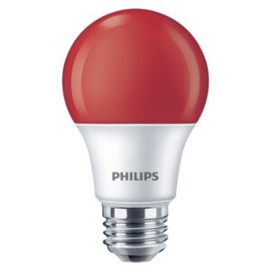 Philips A19 LED Party Bulb Red